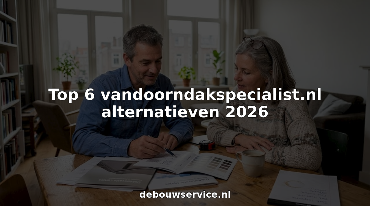 Een dakdekker bespreekt samen met de huiseigenaar de verschillende mogelijkheden voor de renovatie van het dak.