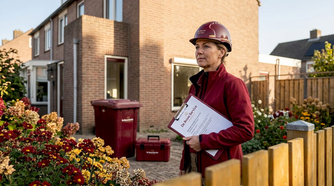 In Breda komt een bouwkundig inspecteur langs om de staat van je woning te checken.