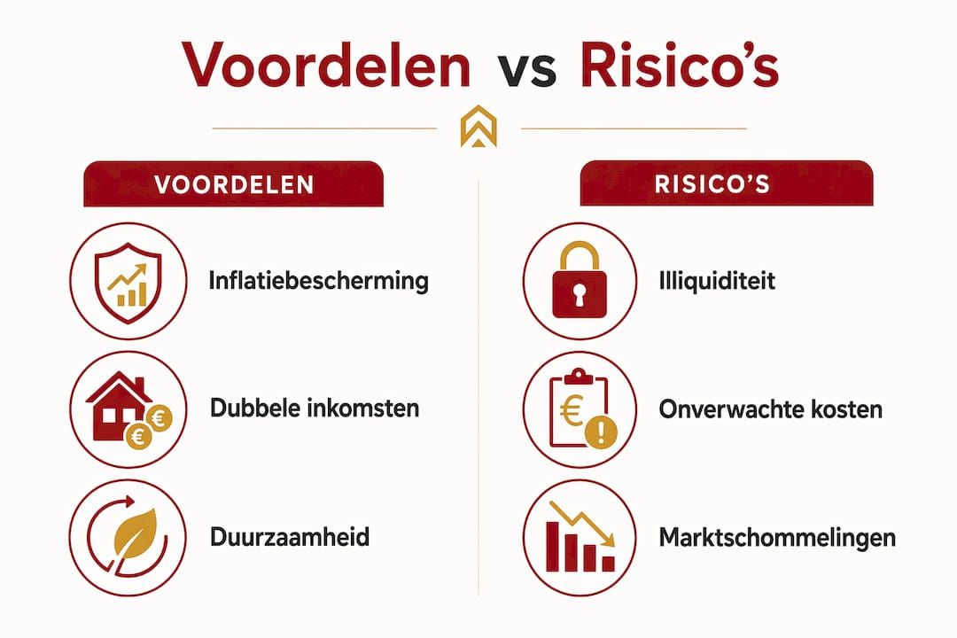 Overzicht: de pluspunten en valkuilen van investeren in vastgoed