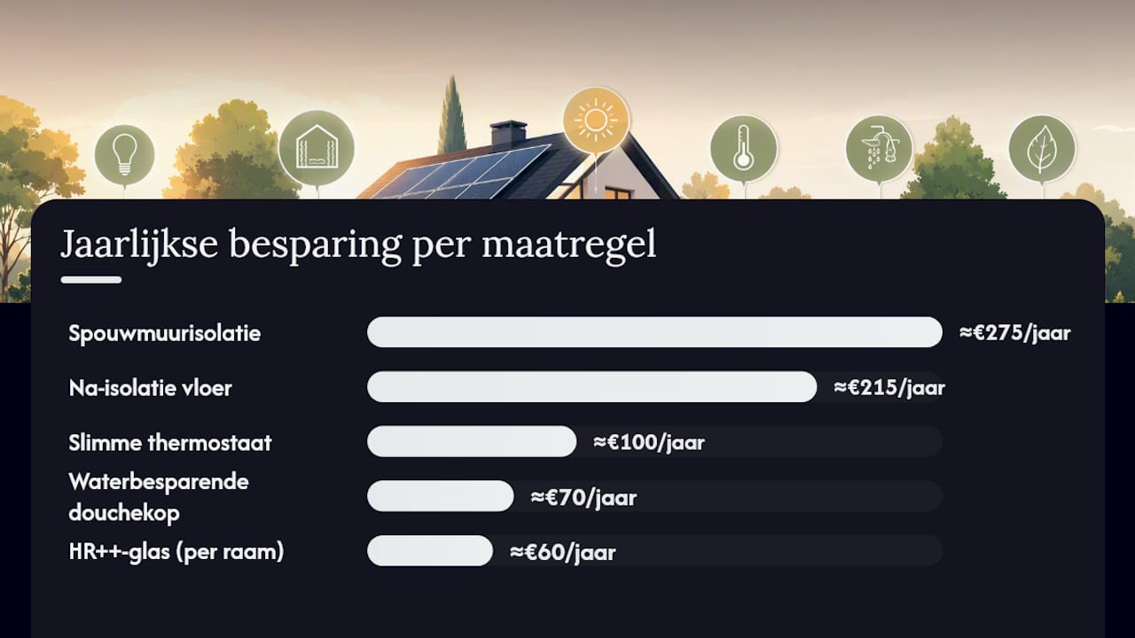 Overzicht van investeringskosten en rendementen bij verschillende vormen van energie