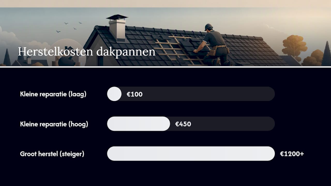 Wat kost herstel en hoe lang duurt het? — overview diagram