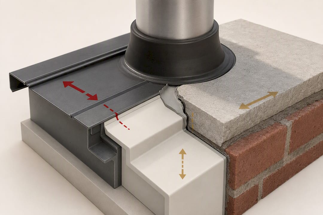 Diverse materialen beschadigen de kitvoeg