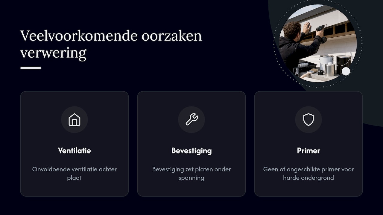 Drie veelvoorkomende fouten bij Trespa-boeidelen