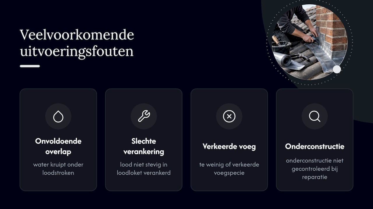 Vier veelvoorkomende fouten bij het vervangen van lood