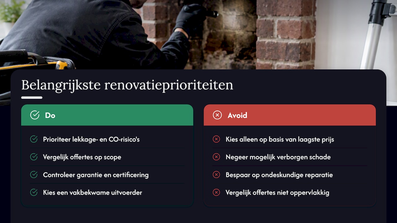 Wat telt het zwaarst bij een renovatiekeuze? — overview diagram